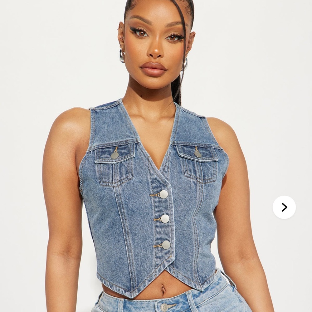 NWT Denim vest